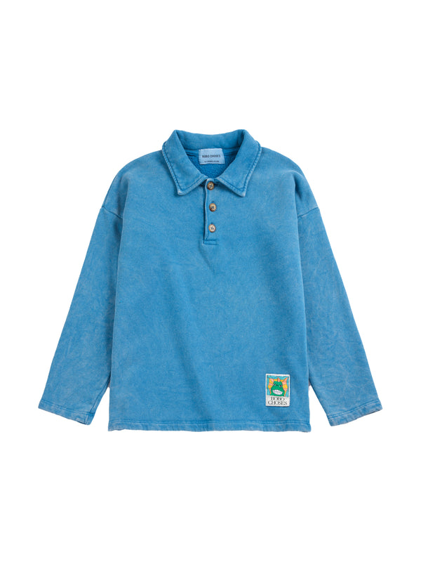 Polo Sweatshirt Sweatshirts Bobo Choses Blue 2-3Y