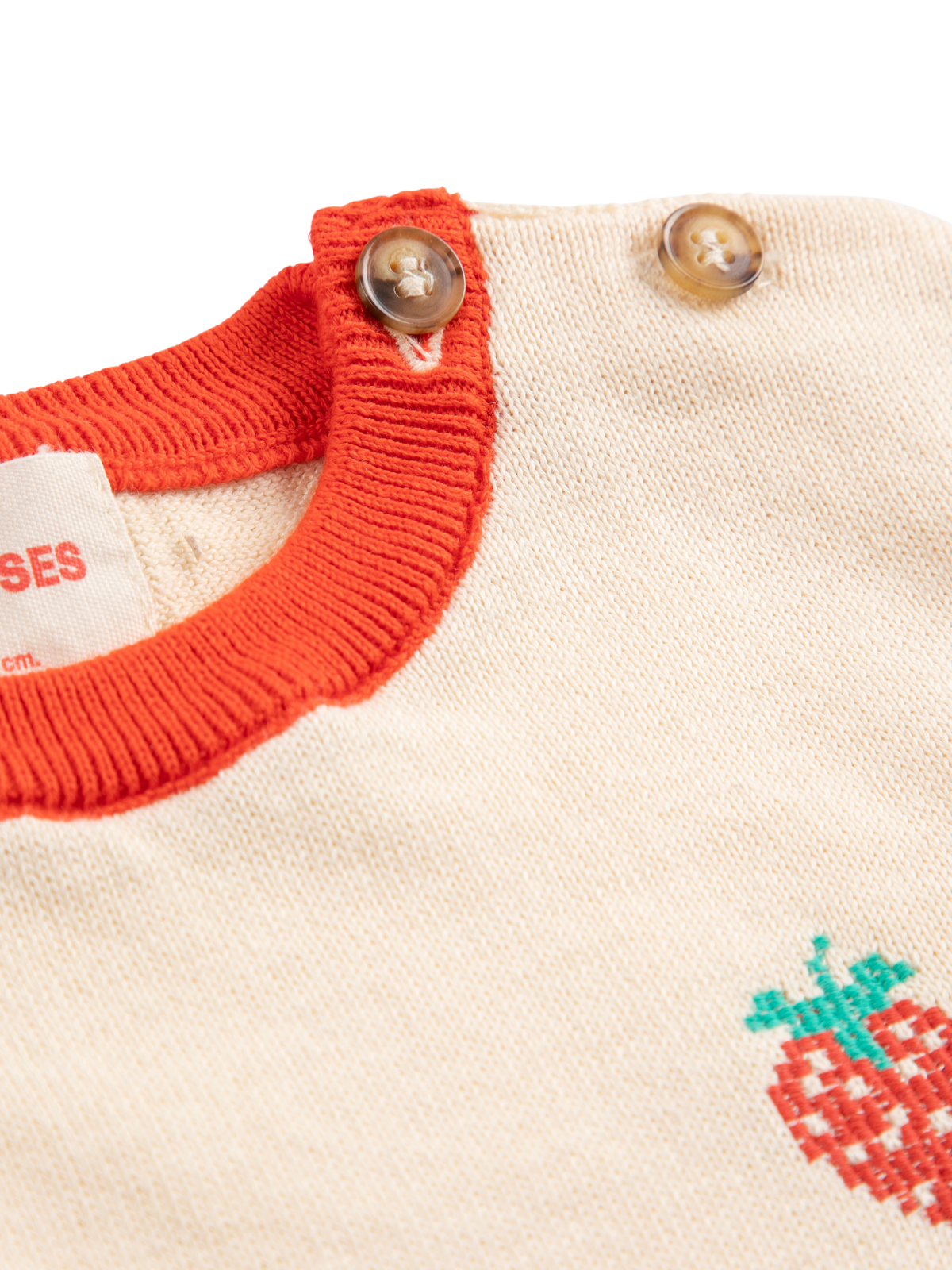 Strawberry Knit T-Shirt Set Sets Bobo Choses
