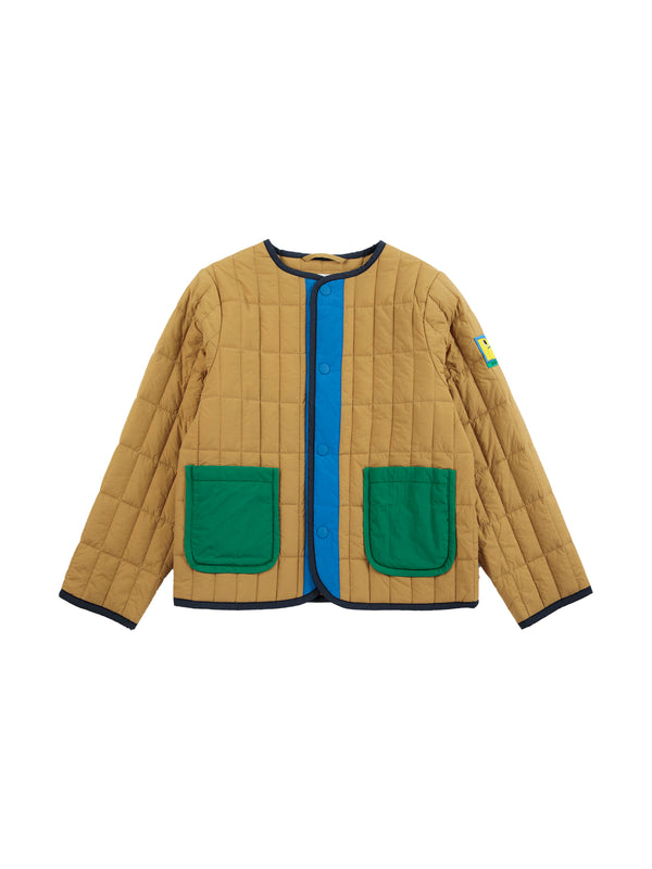 Tag Light Padded Jacket Outerwear Bobo Choses Khaki 2-3Y