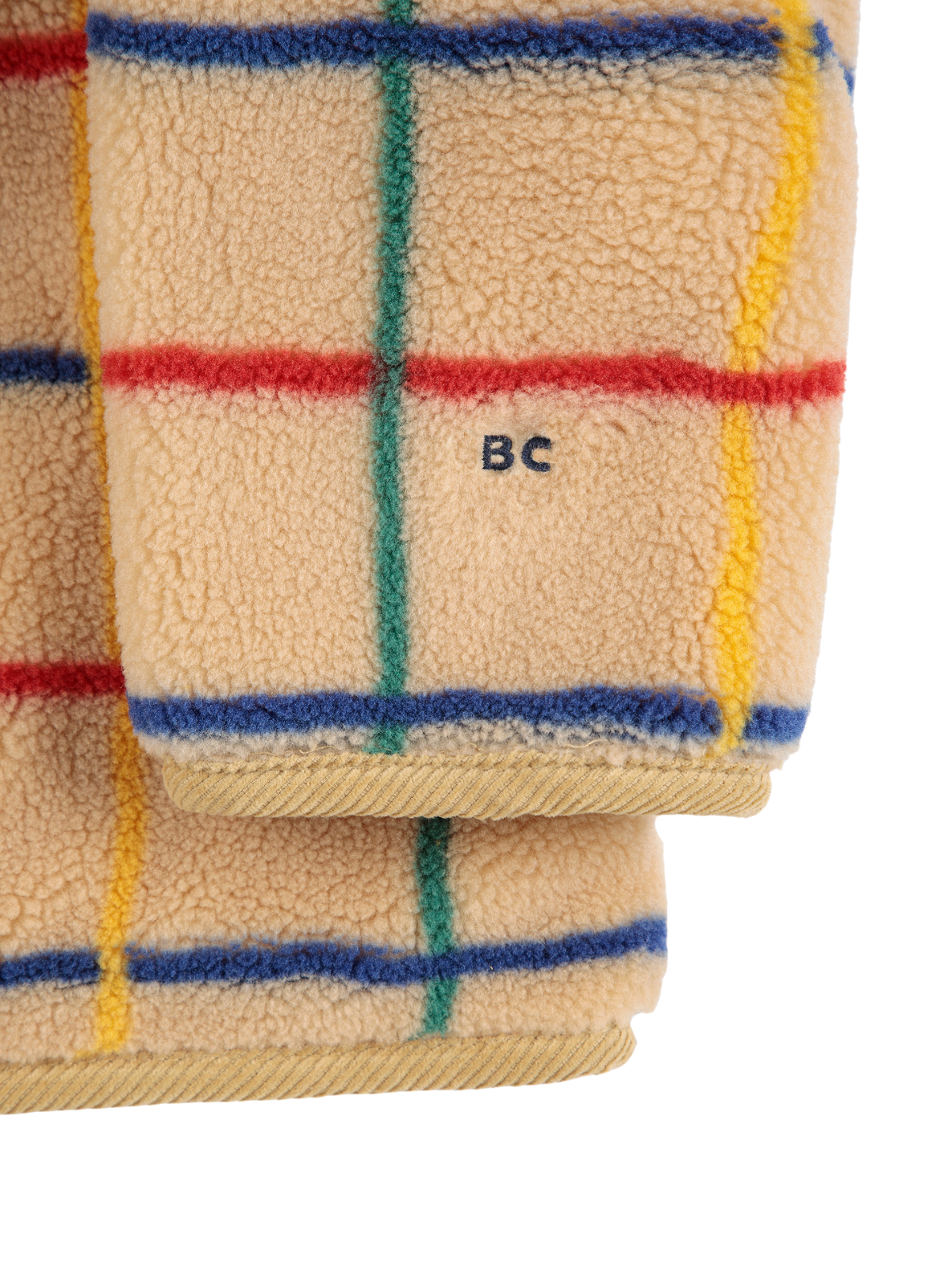 Windowpane Fleece Jacket Outerwear Bobo Choses