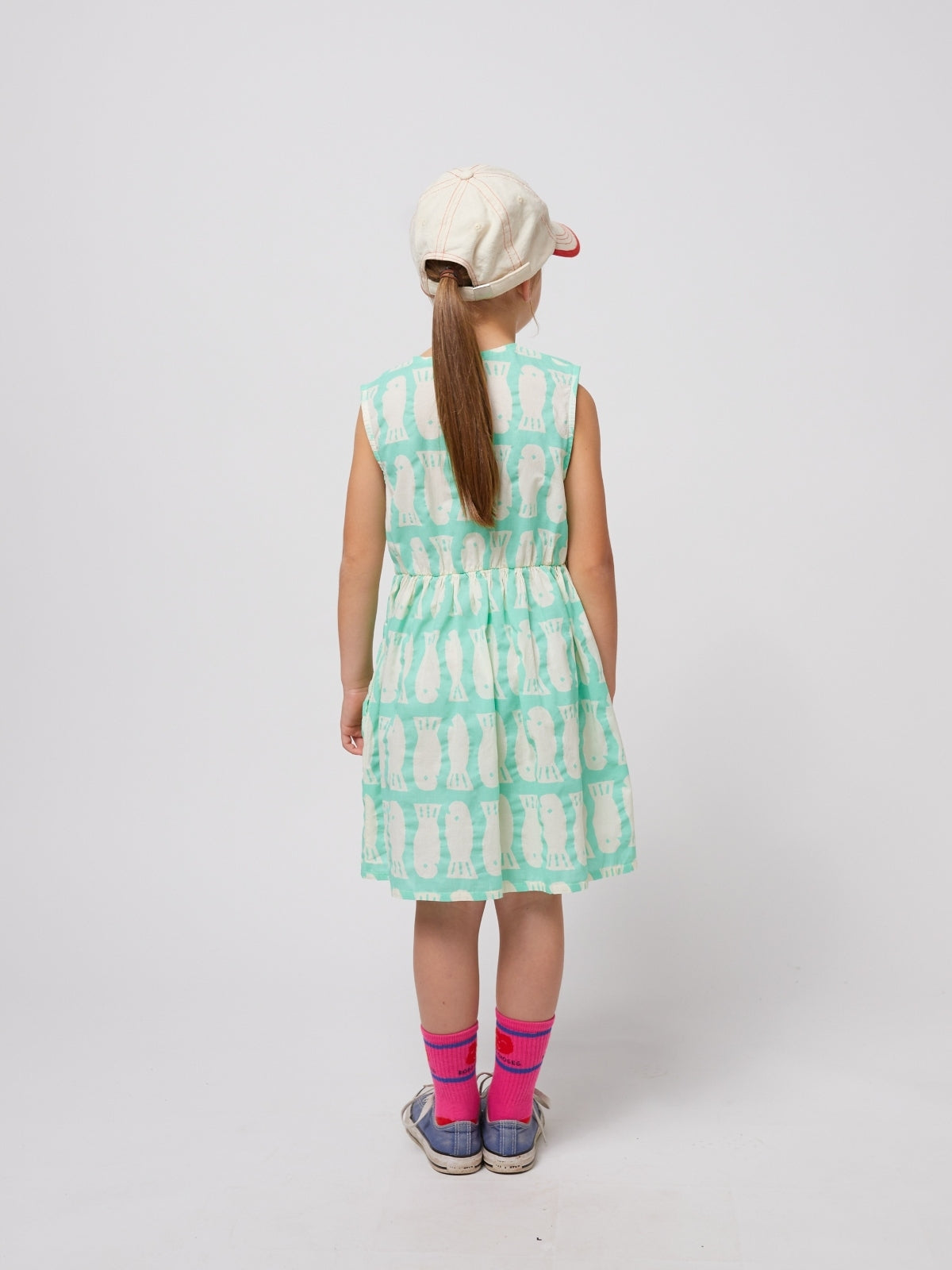 Lucky Fish All Over Sleeveless Dress Dresses Bobo Choses