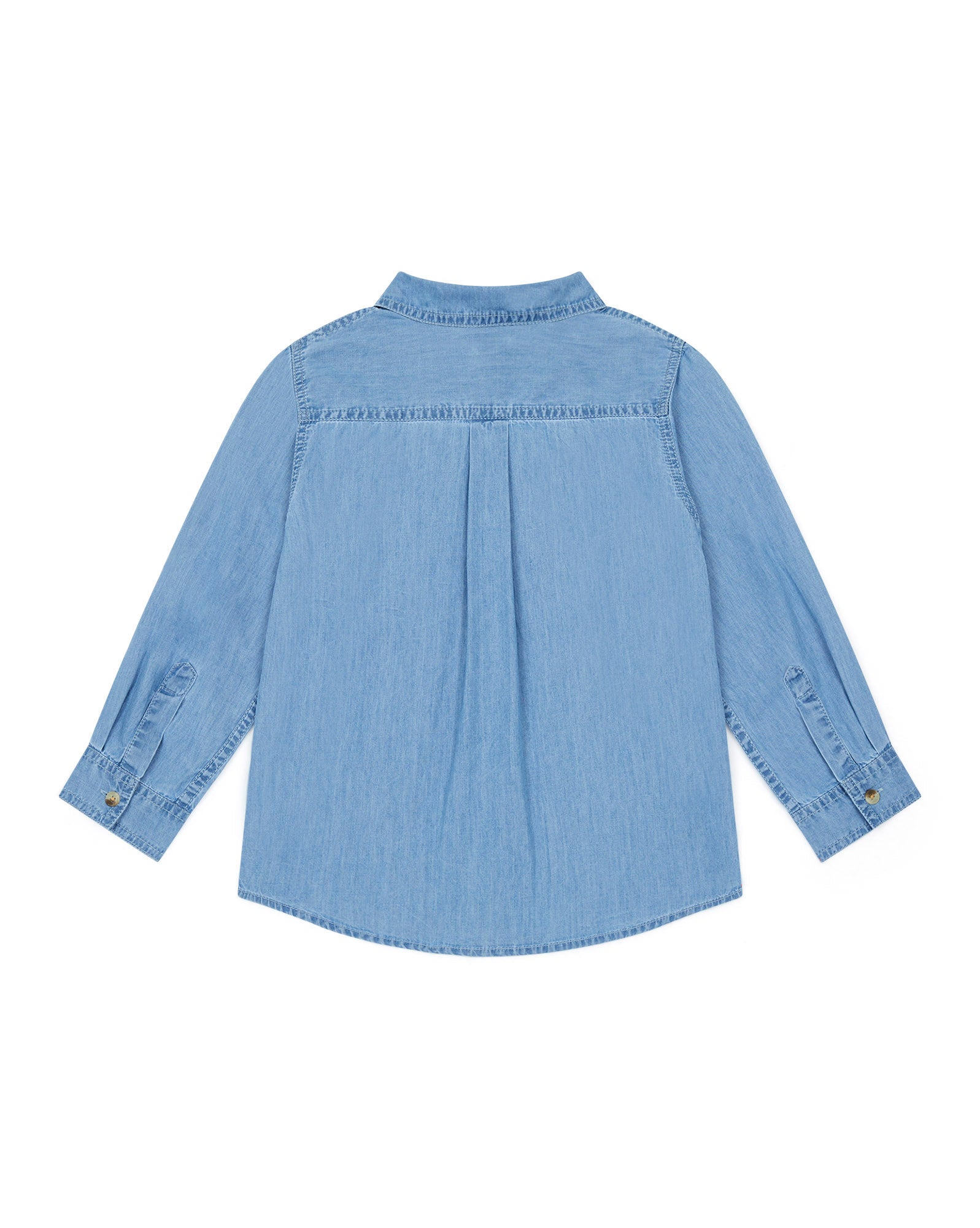 Chambray Shirt Tops Bonton   