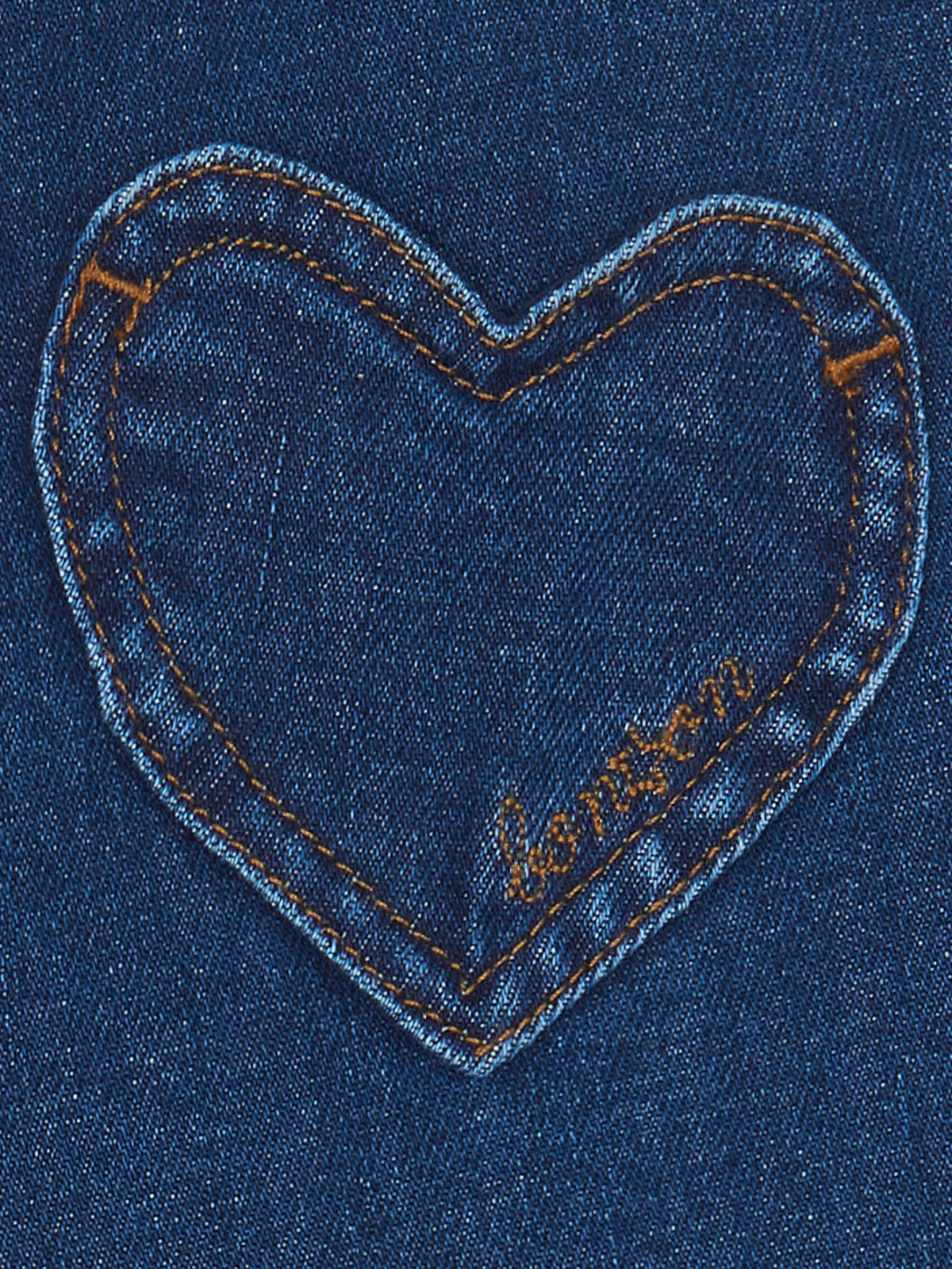 Heart Pocket Jeans Pants Bonton