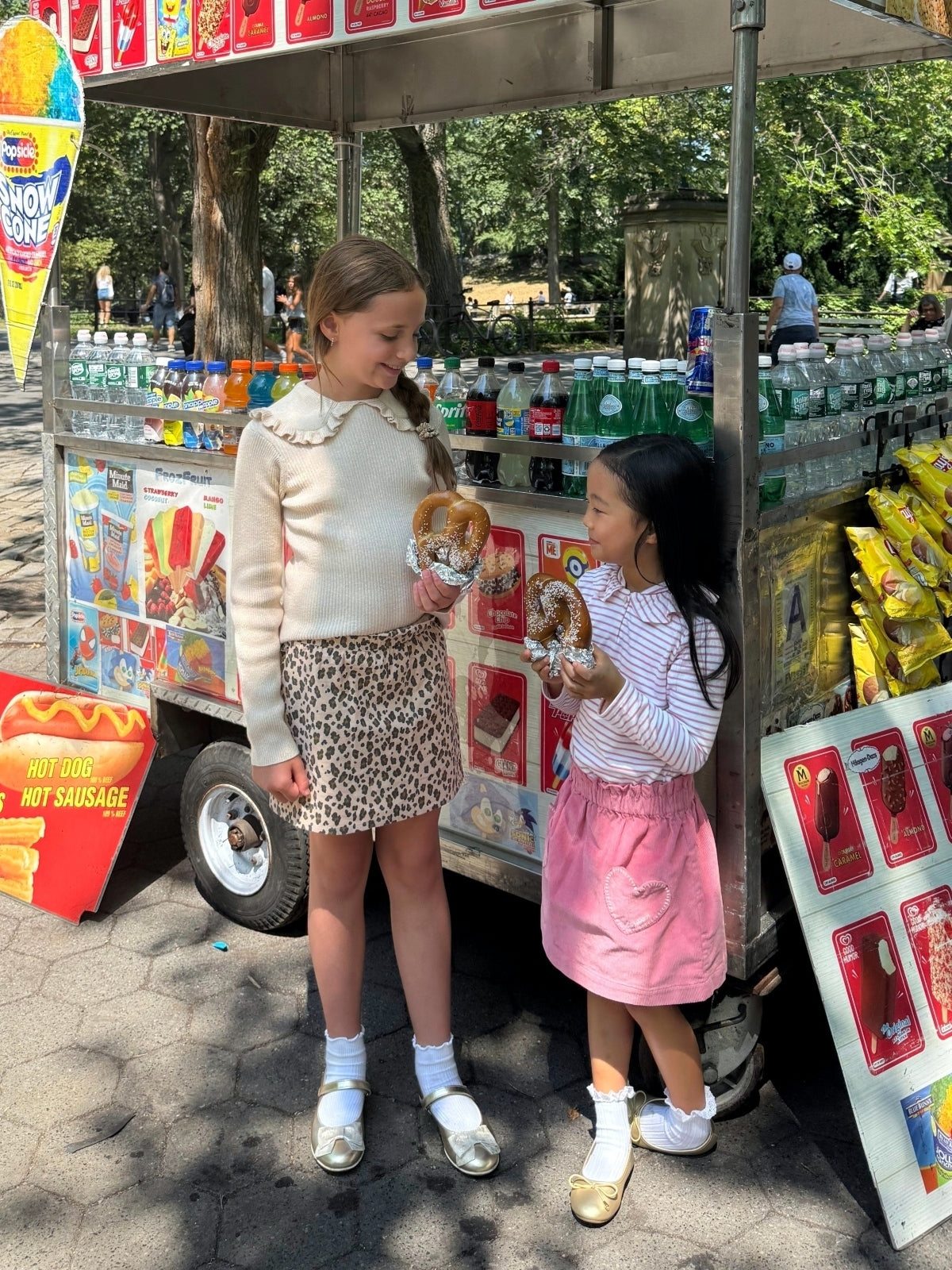 Heart Pocket Corduroy Skirt Skirts Bonton