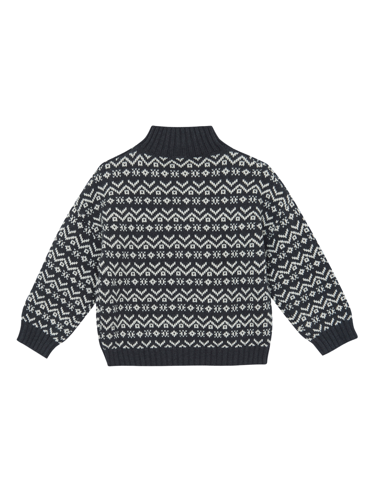 Leonard Fair Isle Quarter Zip Sweater Sweaters Bonton