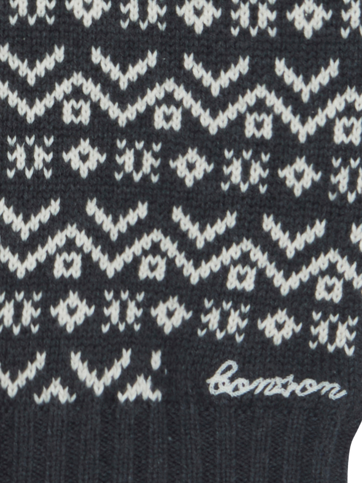 Leonard Fair Isle Quarter Zip Sweater Sweaters Bonton