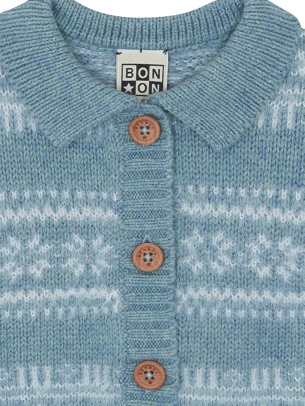 Lucien Fair Isle Cardigan Sweaters Bonton