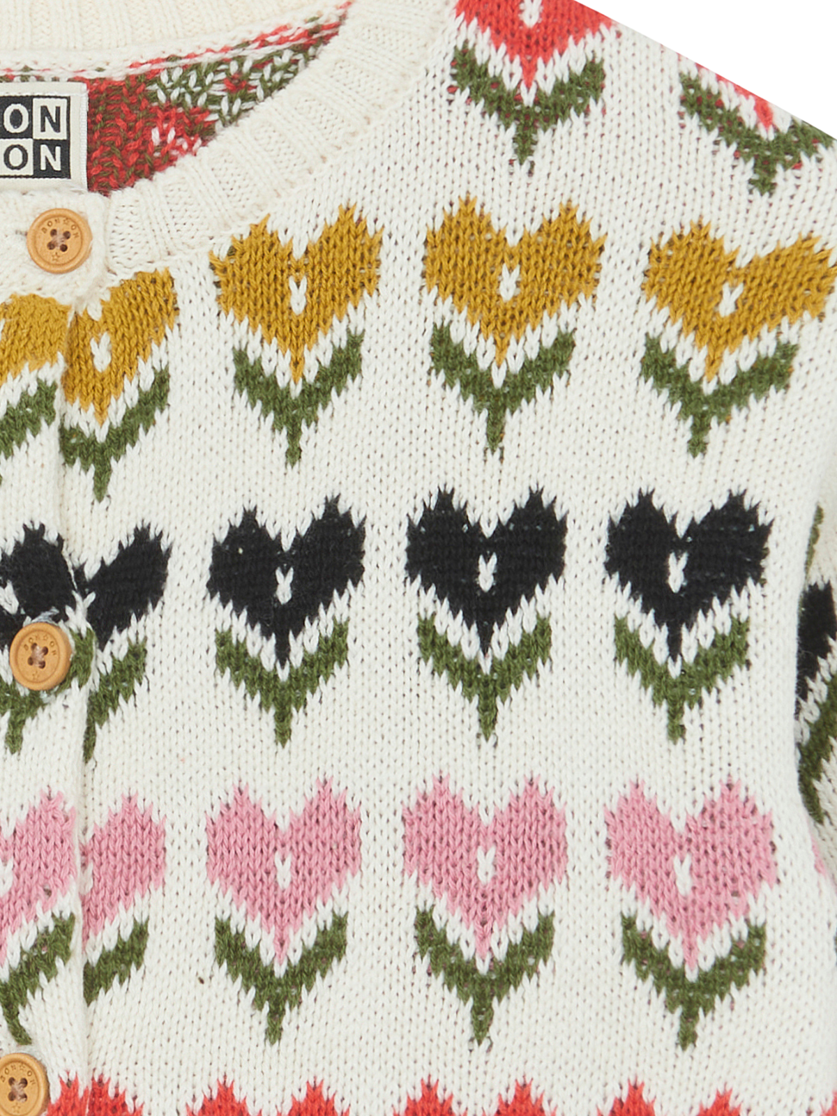 Maligne Flower Cardigan Sweaters Bonton