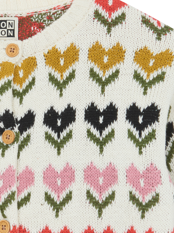 Maligne Flower Cardigan Sweaters Bonton