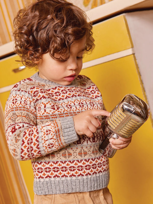 Maylon Fair Isle Sweater Sweaters Bonton
