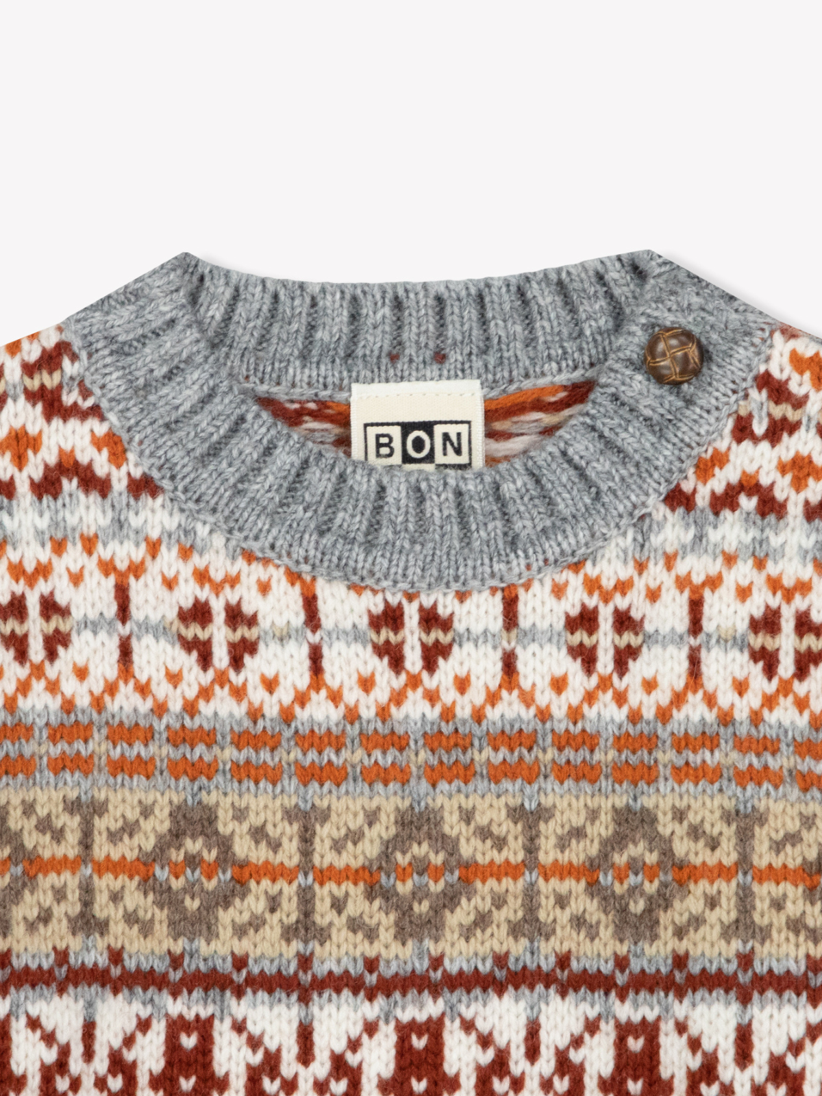 Maylon Fair Isle Sweater Sweaters Bonton