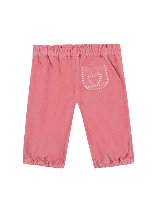 Pink Corduroy Pants Pants Bonton