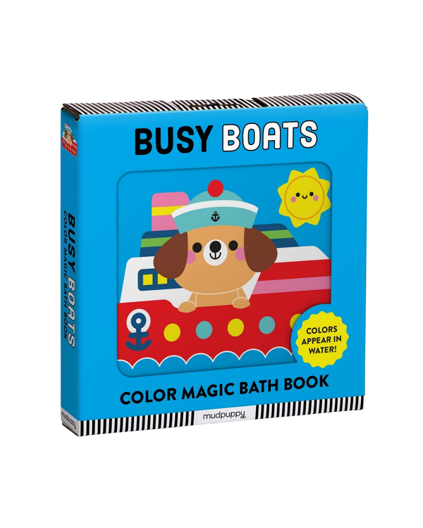 Busy Boats Maic Bath Book Bath Toys Chronicle Books