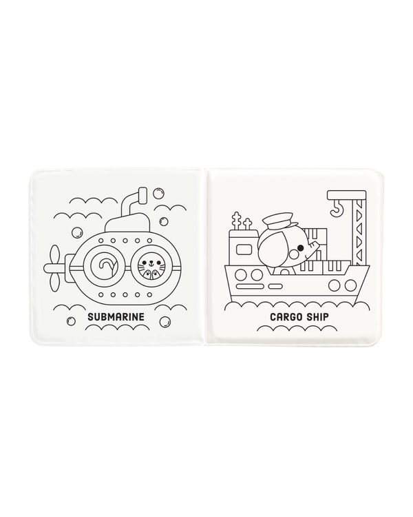 Busy Boats Maic Bath Book Bath Toys Chronicle Books