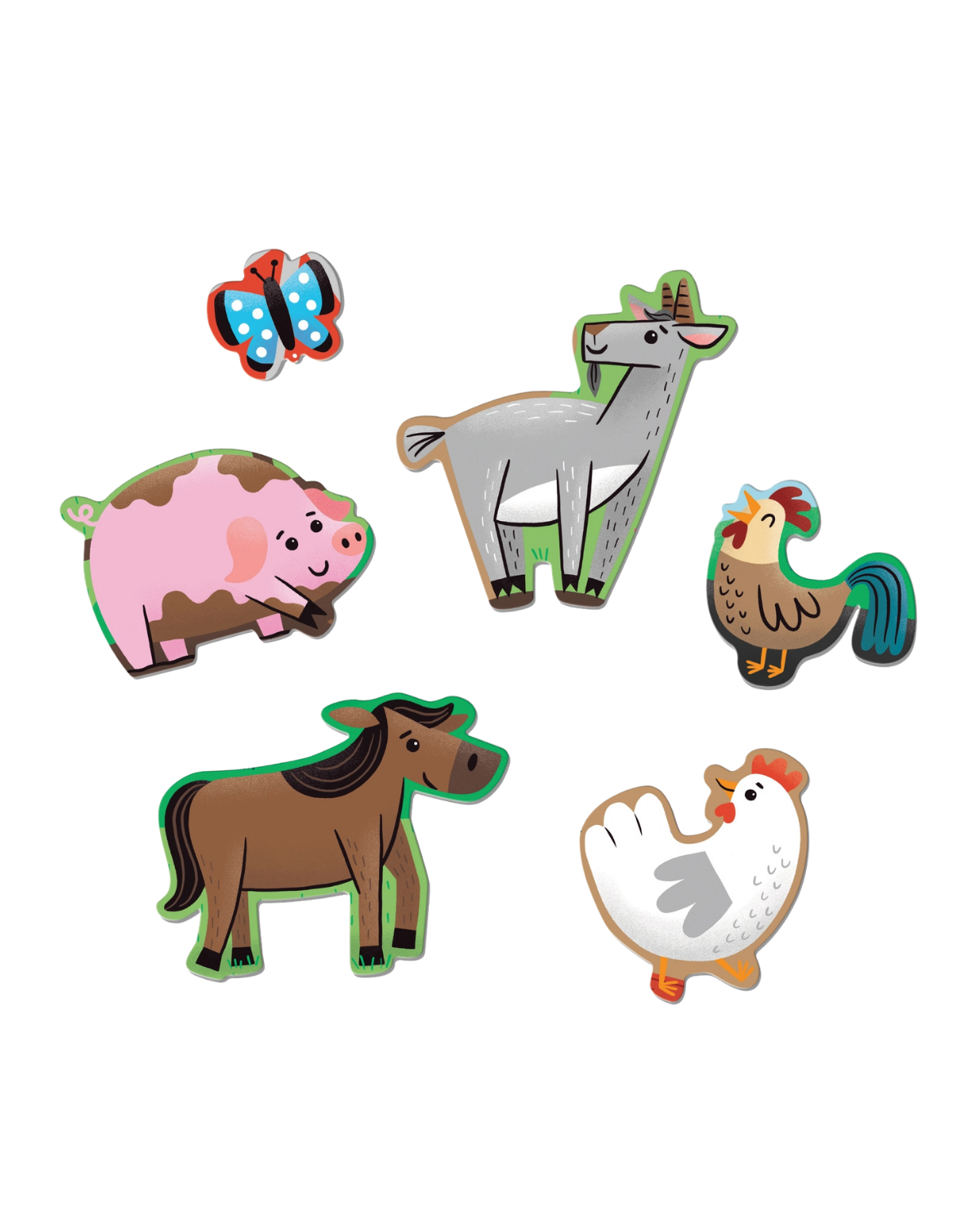 Farm Friends 25 Piece Floor Puzzle Games & Puzzles Chronicle Books