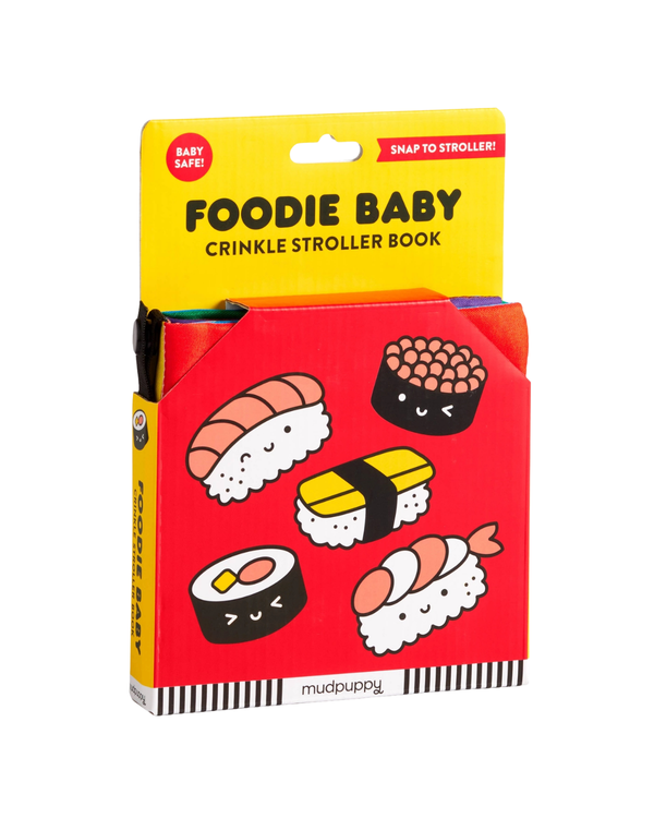 Foodie Baby Crinkle Stroller Book Baby Toys Chronicle Books
