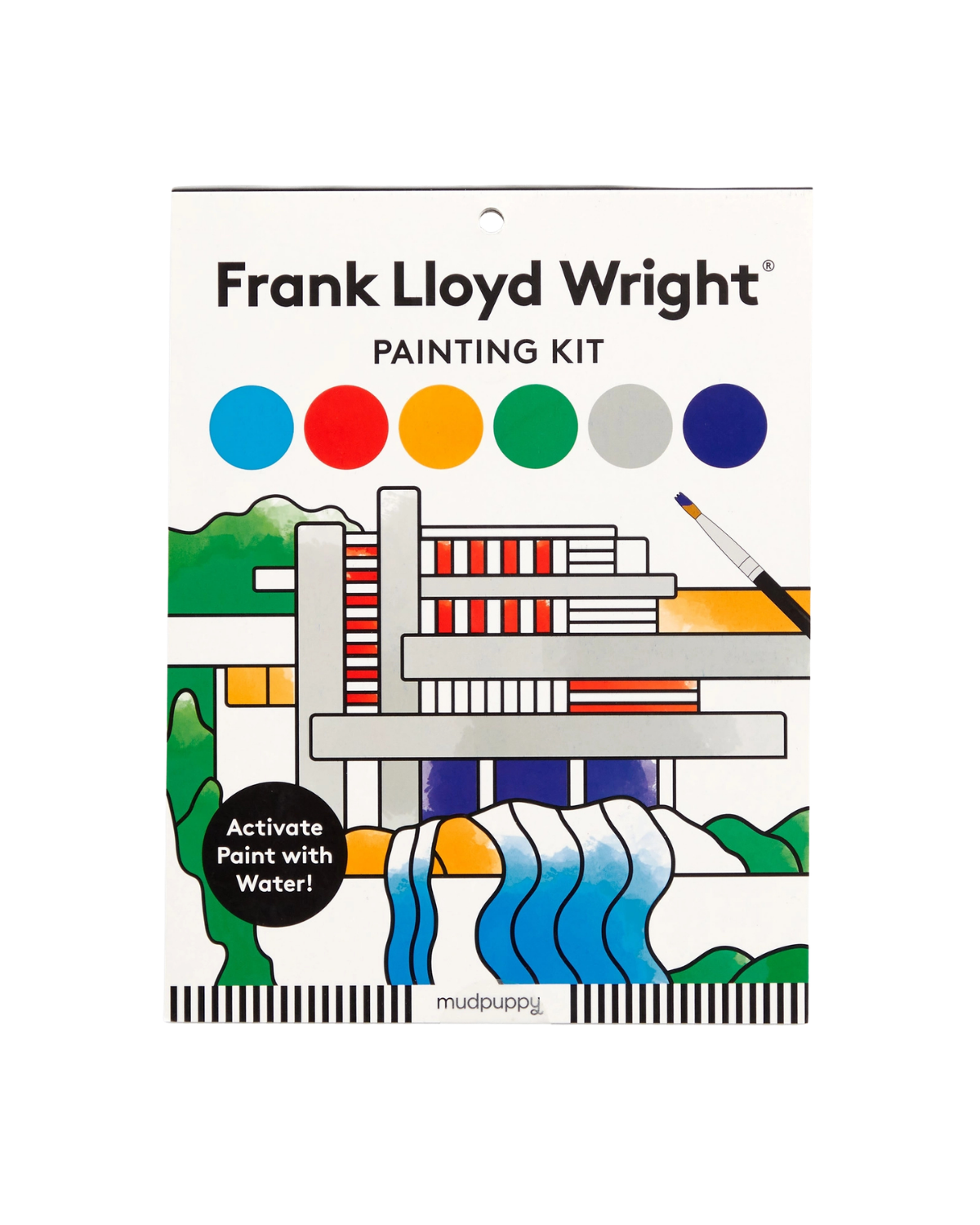 Frank Lloyd Wright Painting Kit Arts & Crafts Chronicle Books