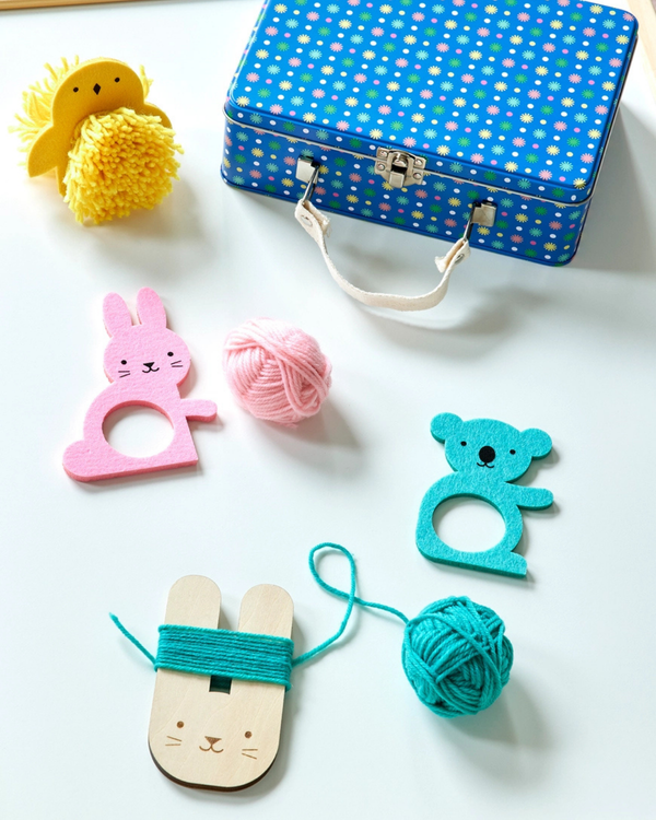 My Pom-Pom Friends Craft Set Arts & Crafts Chronicle Books