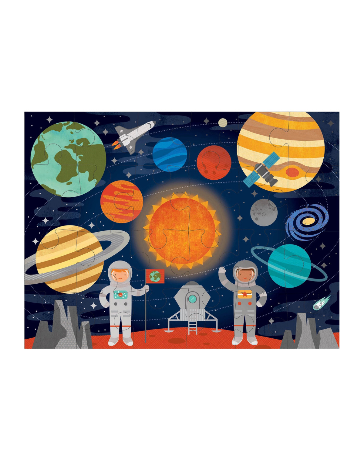 Outer Space 24 Piece Floor Puzzle Games & Puzzles Chronicle Books