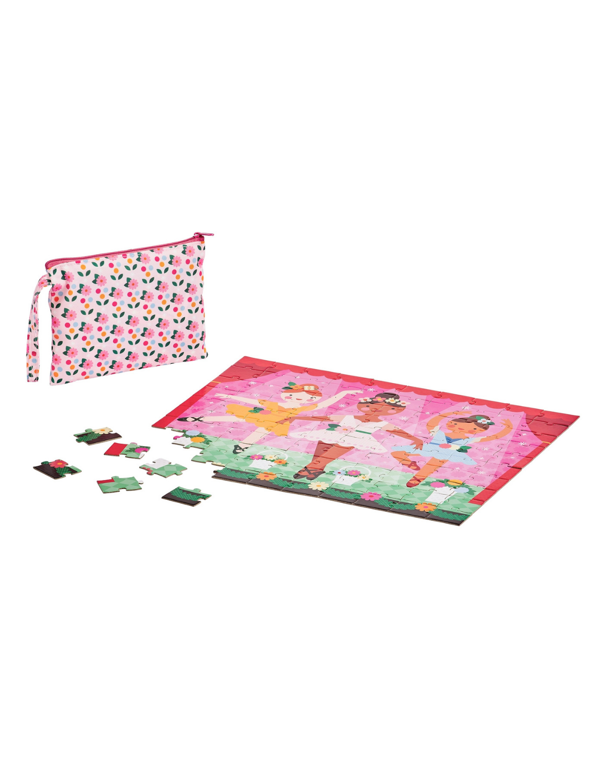 Two Sided On-The-Go Ballerina Puzzle Games & Puzzles Chronicle Books