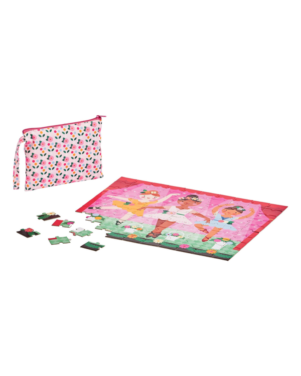 Two Sided On-The-Go Ballerina Puzzle Games & Puzzles Chronicle Books