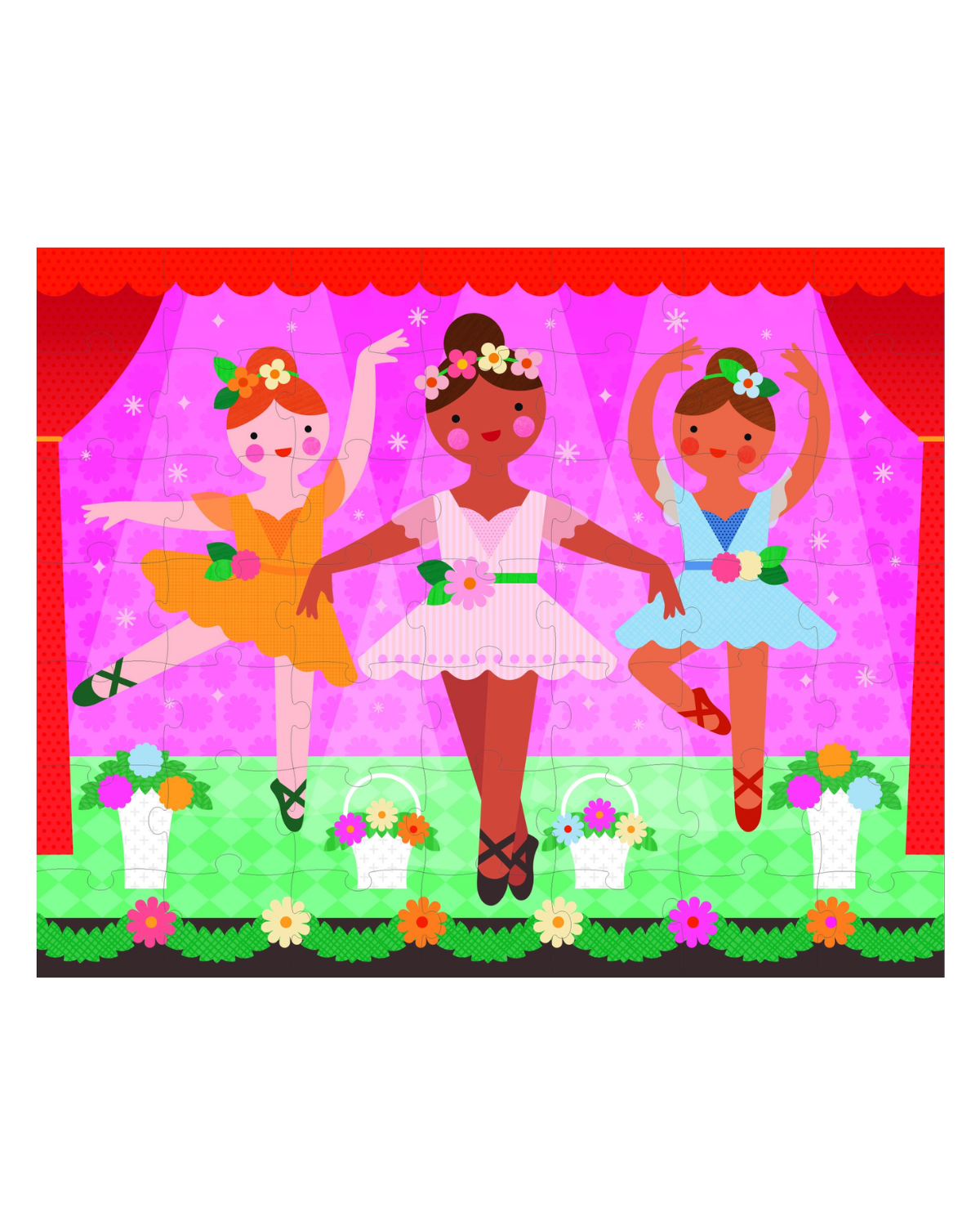 Two Sided On-The-Go Ballerina Puzzle Games & Puzzles Chronicle Books