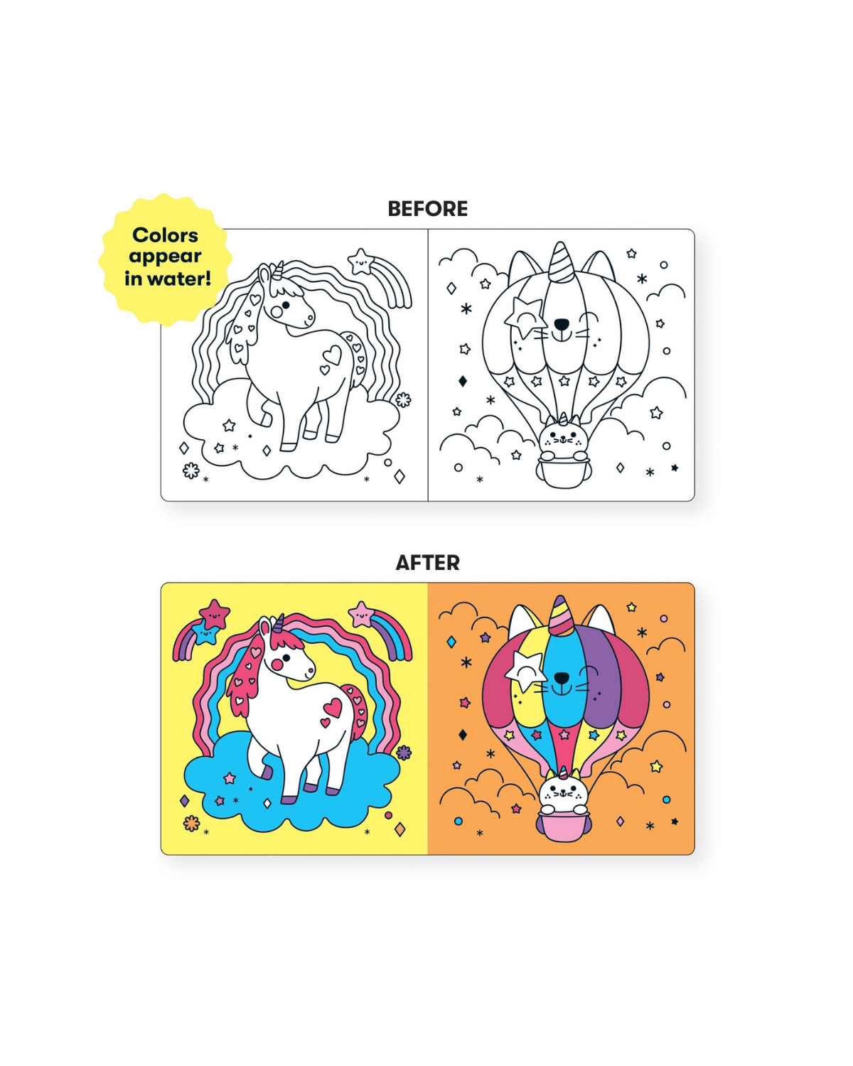 Unicorn Dreams Magic Bath Book Bath & Body Chronicle Books