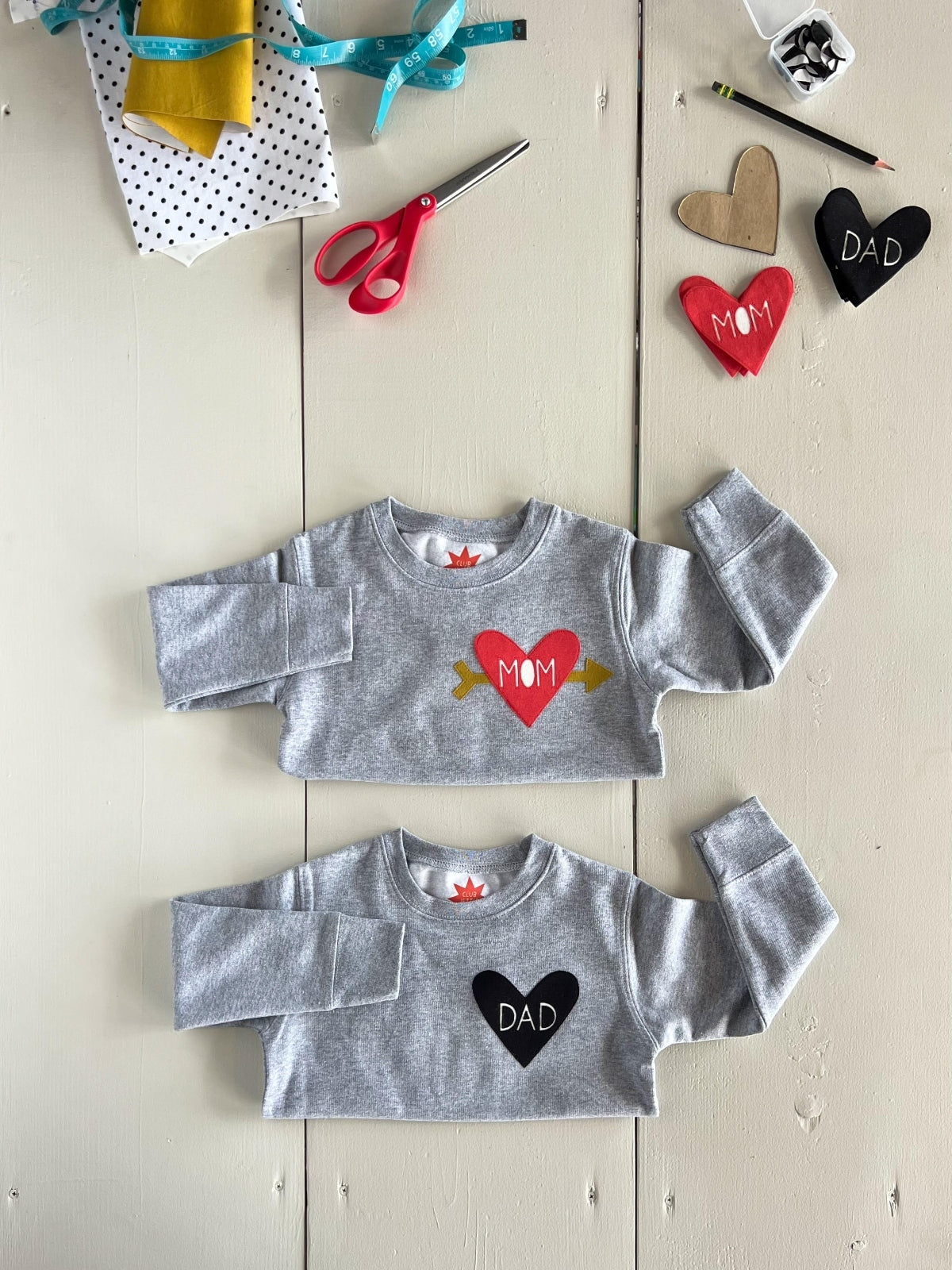 Dad Heart Sweatshirt Sweatshirts Club Jettie   
