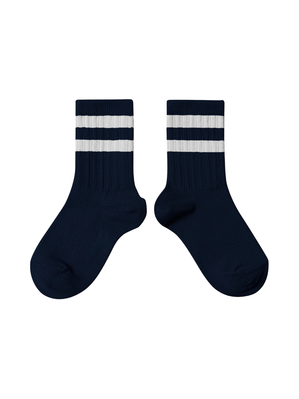 Nico Ribbed Varsity Crew Socks Socks Collégien Navy EU18/20