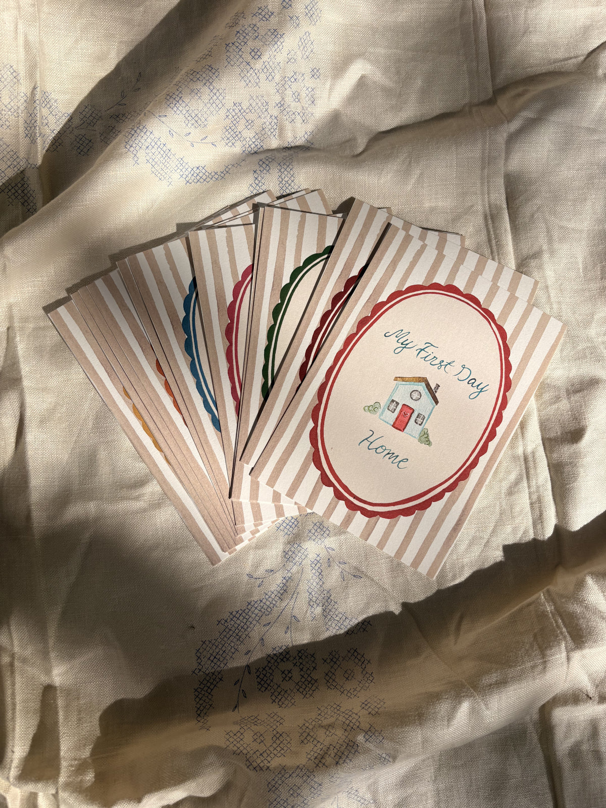Baby Holiday Milestone Cards Party Supplies Crystal Ochoa Illustrations