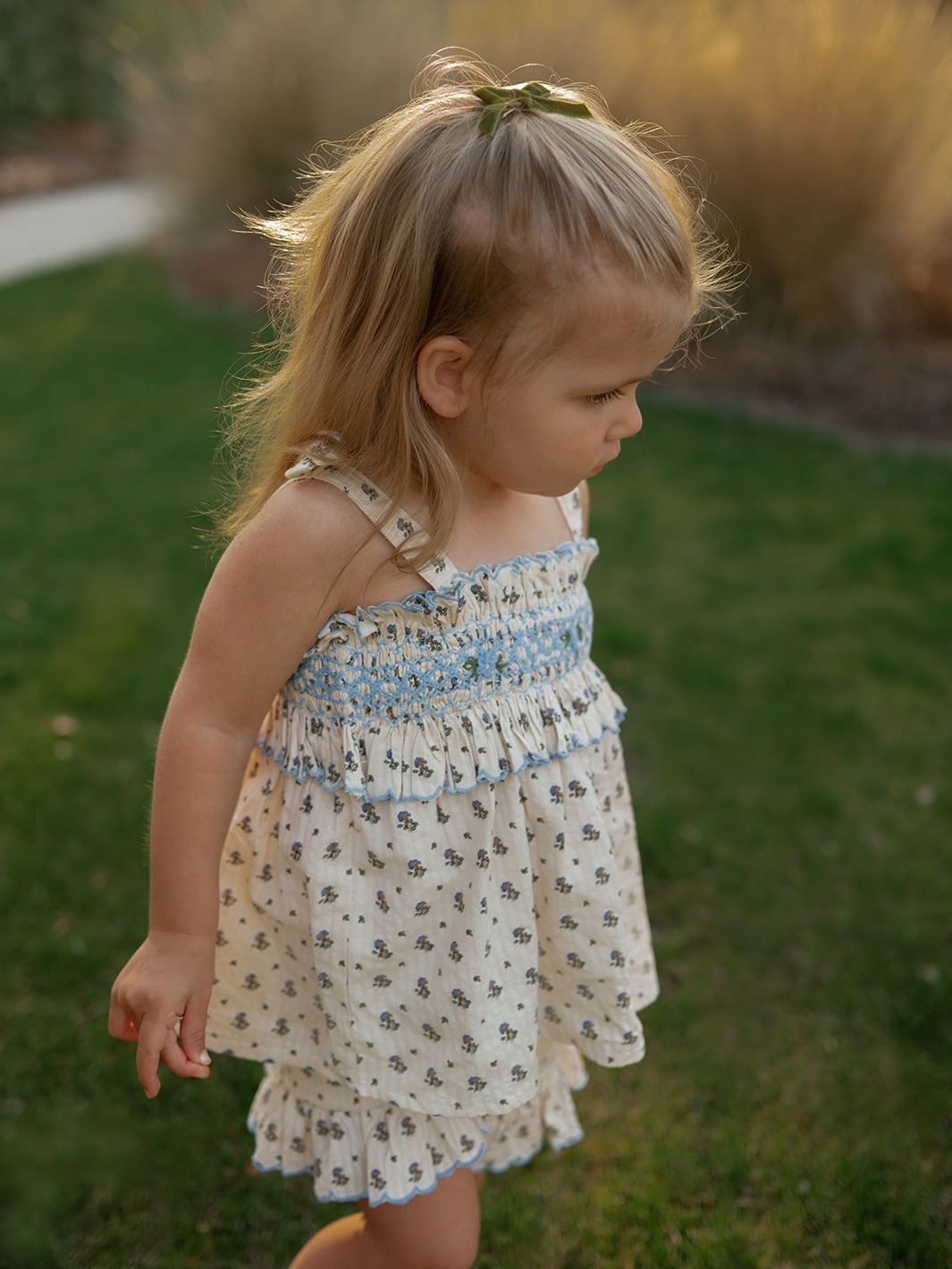 Iris Smocked Top and Shorts Set