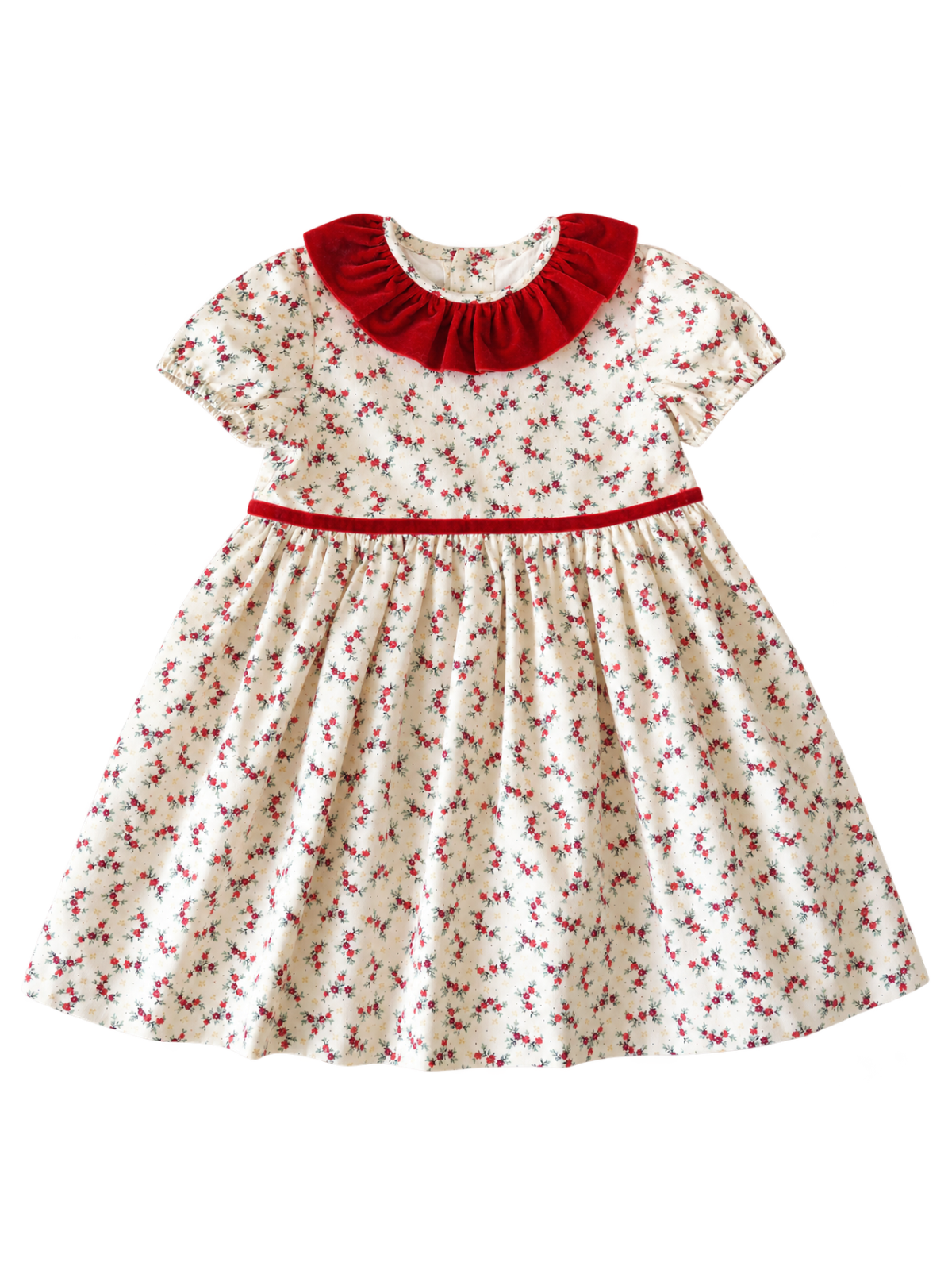Winter Berry Dress Dresses Danrie x Amaia London Winter Berry Floral 1Y