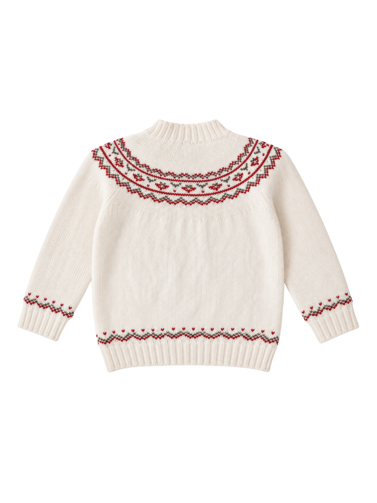 Winter Berry Fair Isle Sweater Sweaters Danrie x Amaia London
