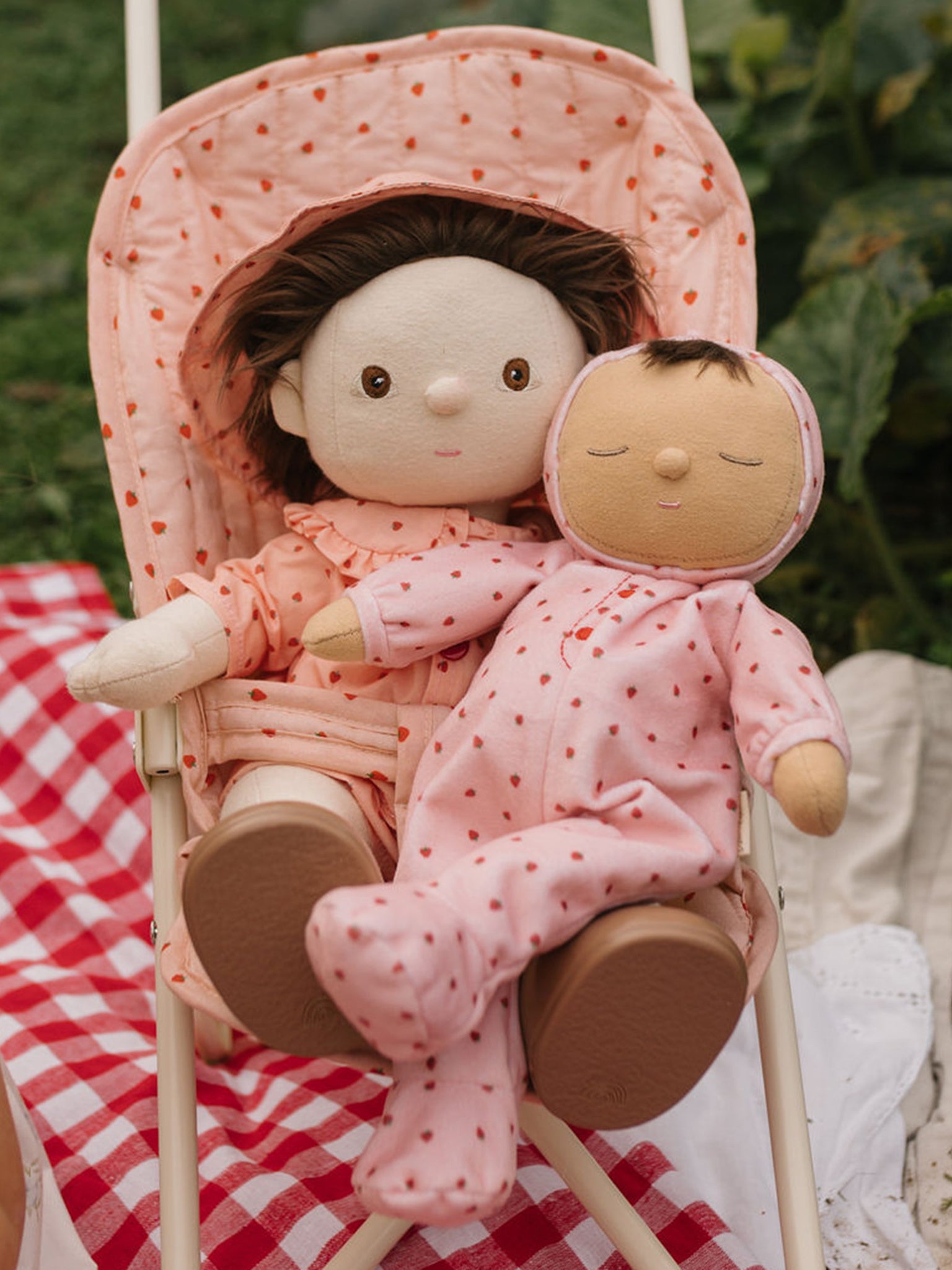 Dozy Dinkum Pip - Strawberry Pretend Play Dinkum Dolls by Olli Ella