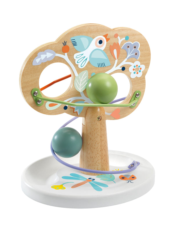 Babytree Wooden Ball Track Baby Toys Djeco   