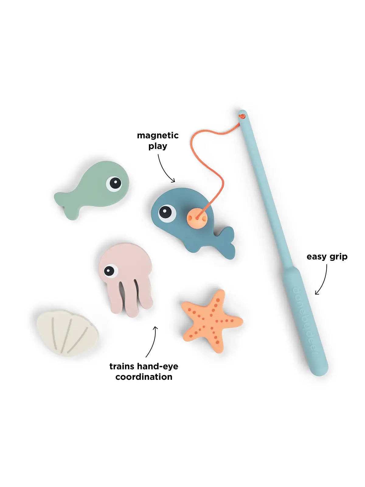 Sea Friends Fishing Bath Toy Bath Toys Done by Deer