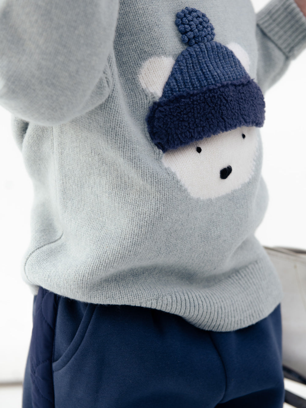 Polar Bear Sweater Set Sets Donsje