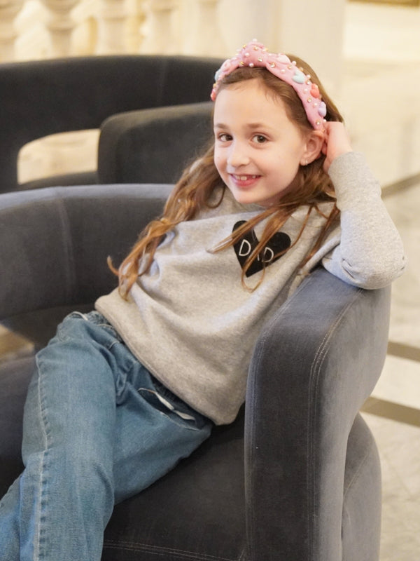 Dad Heart Sweatshirt Sweatshirts Club Jettie   