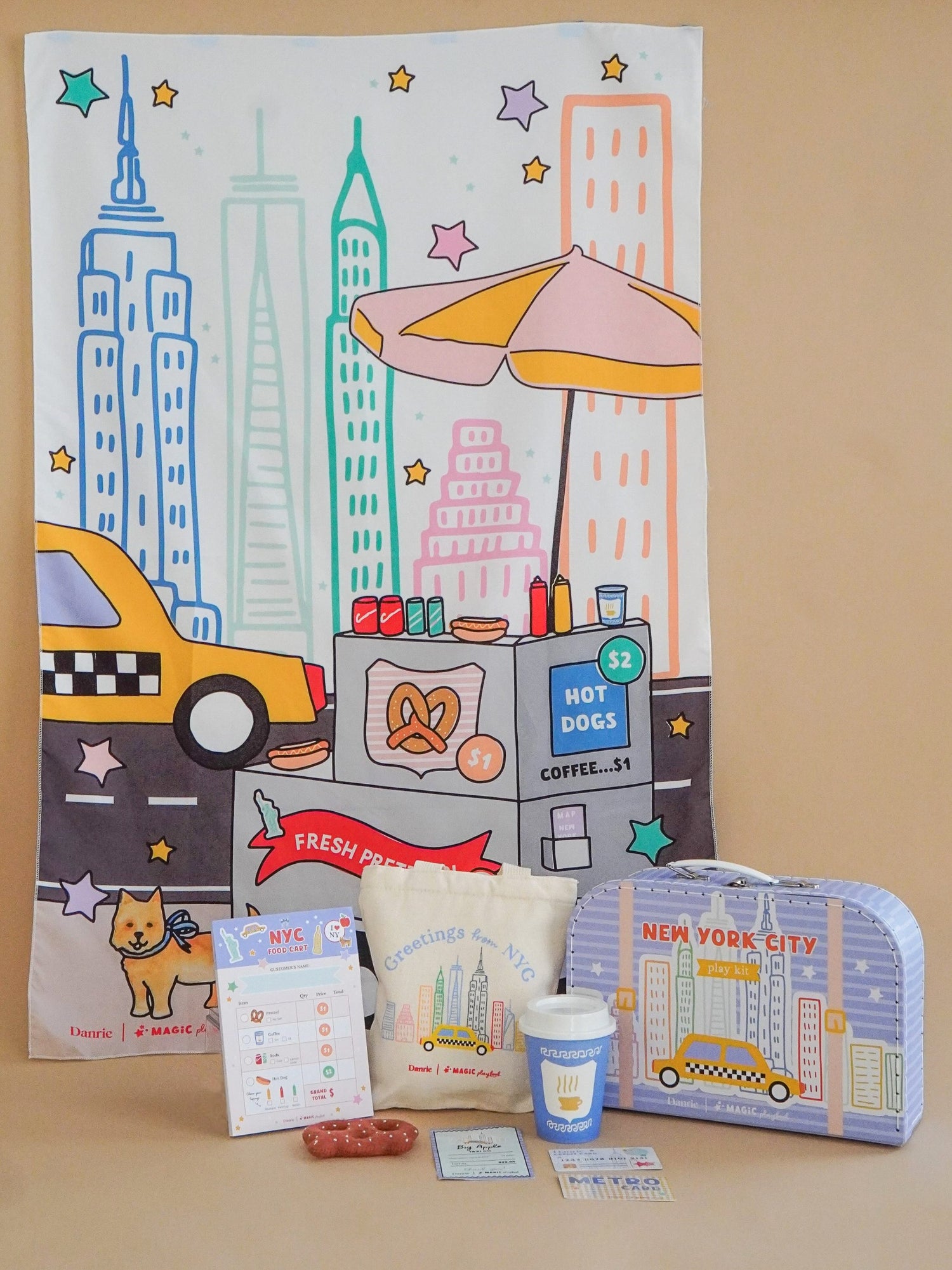 New York City Play Kit Pretend Play Magic Playbook x Danrie   