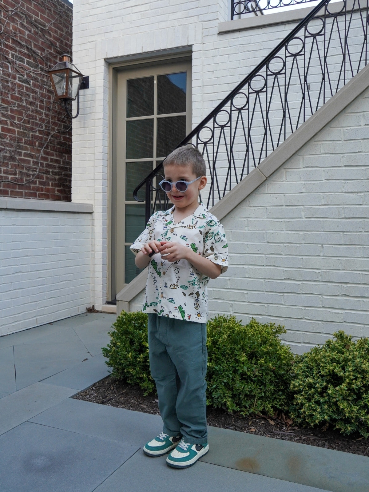 Arkoi Map Print Shirt Tops The New Society