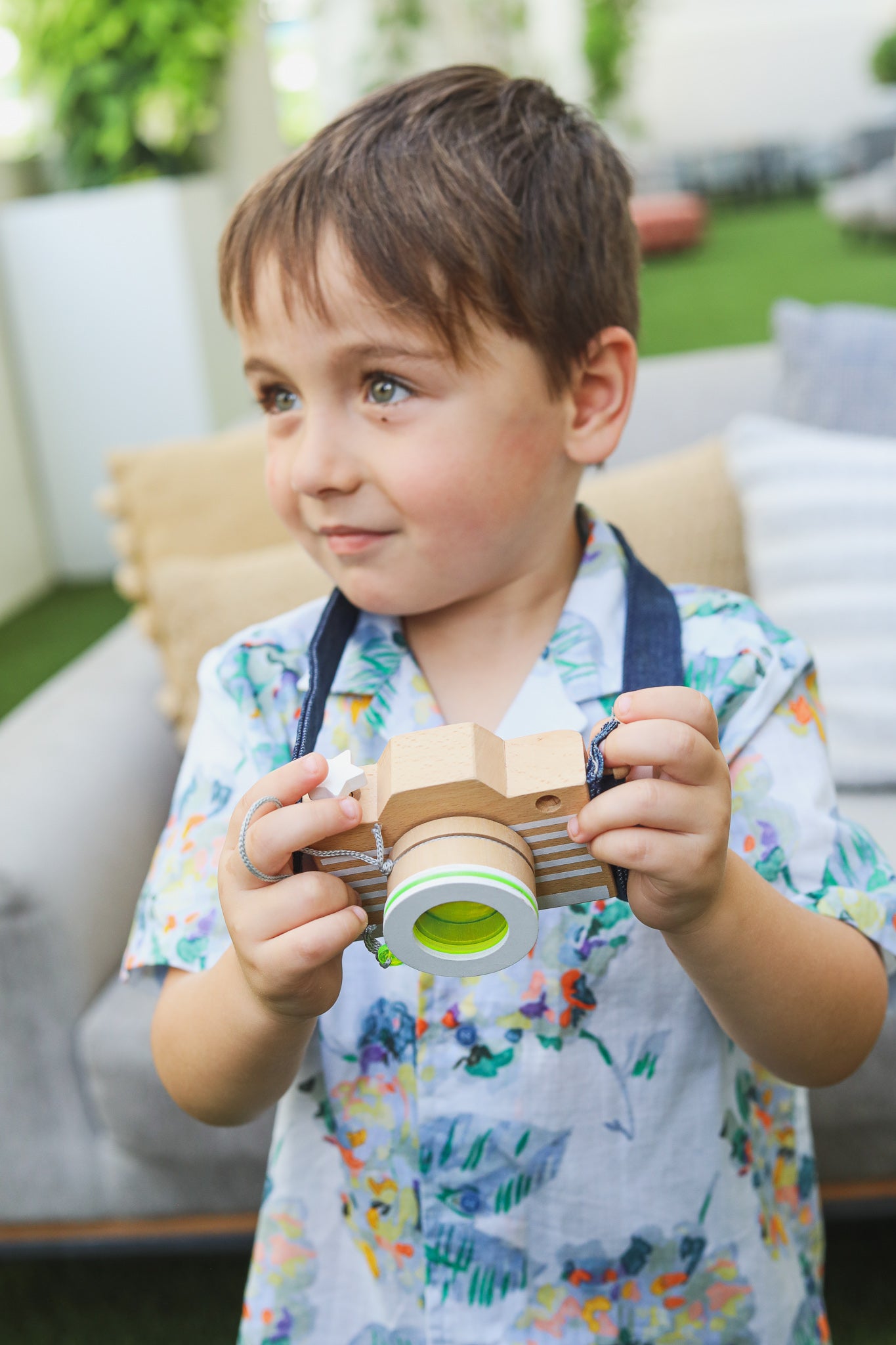 Kaleidoscope Play Camera - Yellow Pretend Play Kiko+ & gg*   