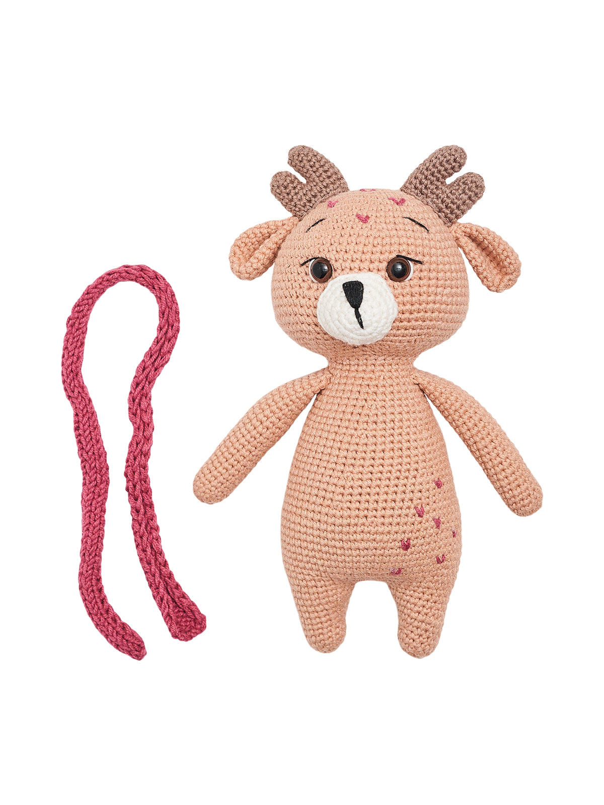 Hand Crochet Deer Plush Sevim Handmade   