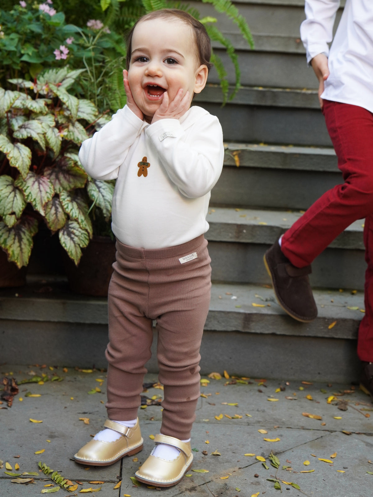 Gingerbread Bodysuit & Leggings Set Sets Donsje