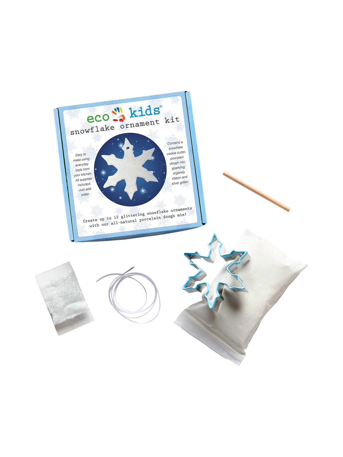 Snowflake Ornament Kit Arts & Crafts Eco Kids   