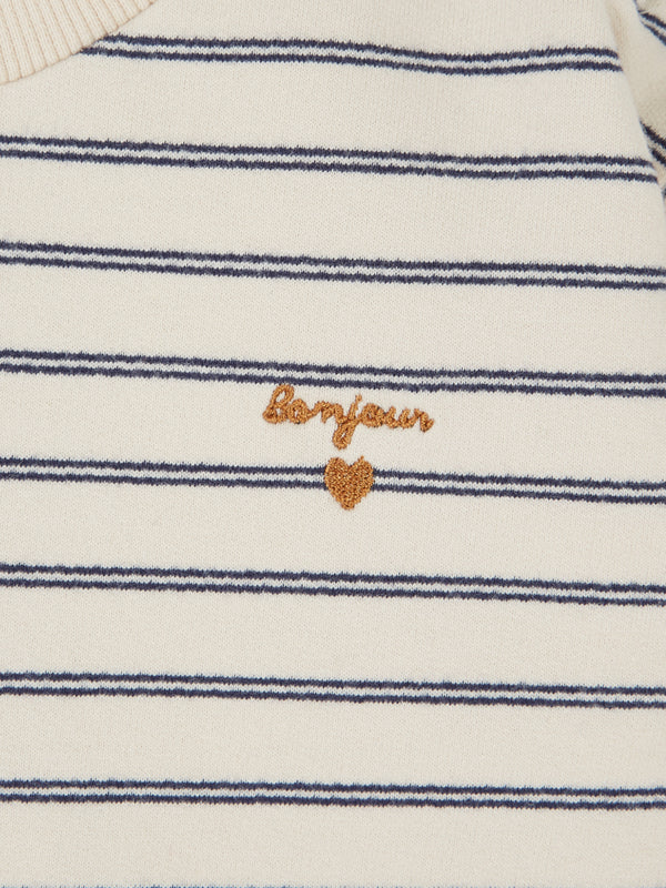 Bonjour Striped Romper Rompers Emile et Ida