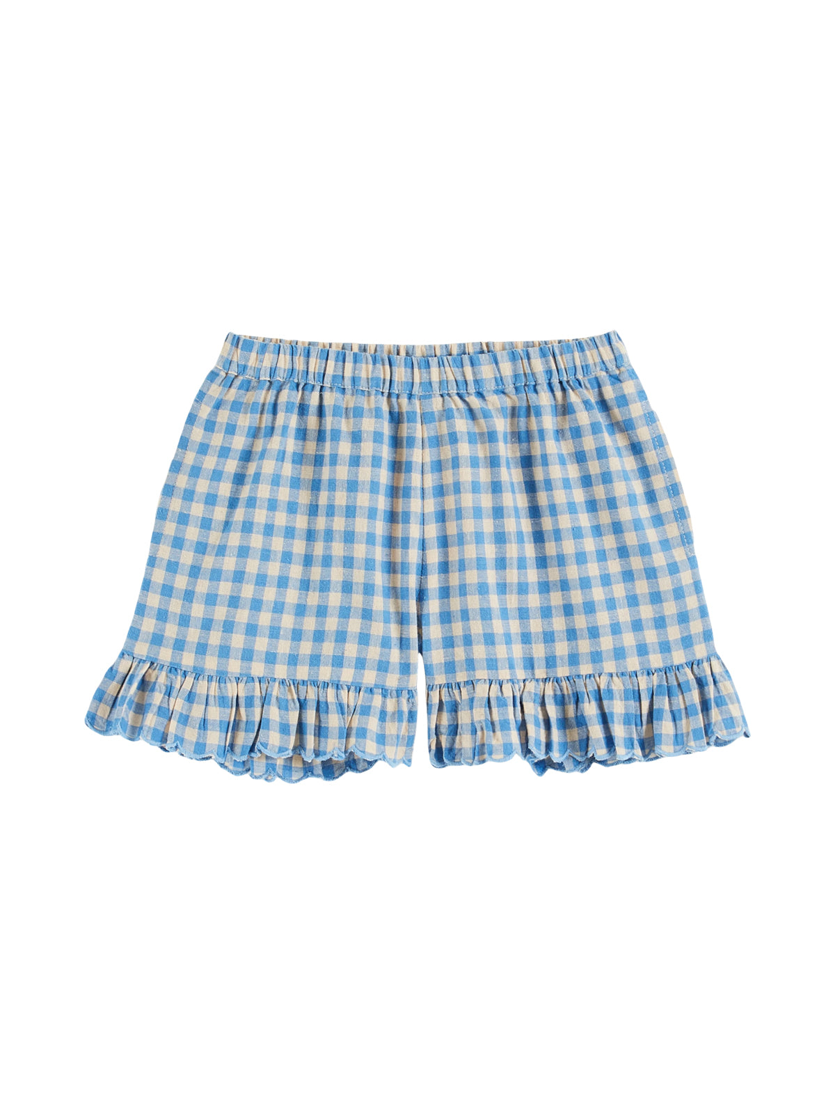 Embroidered Blouse & Gingham Shorts Set Sets Emile et Ida