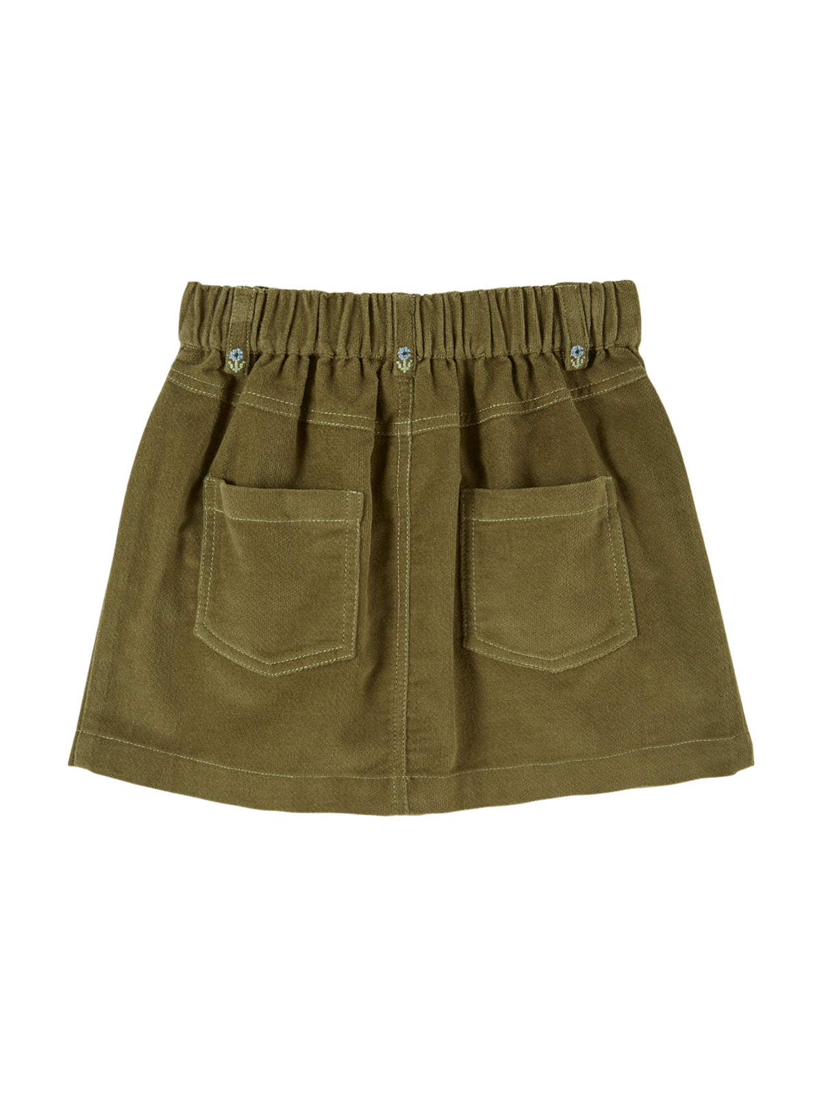 Embroidered Flower Pocket Skirt Skirts Emile et Ida