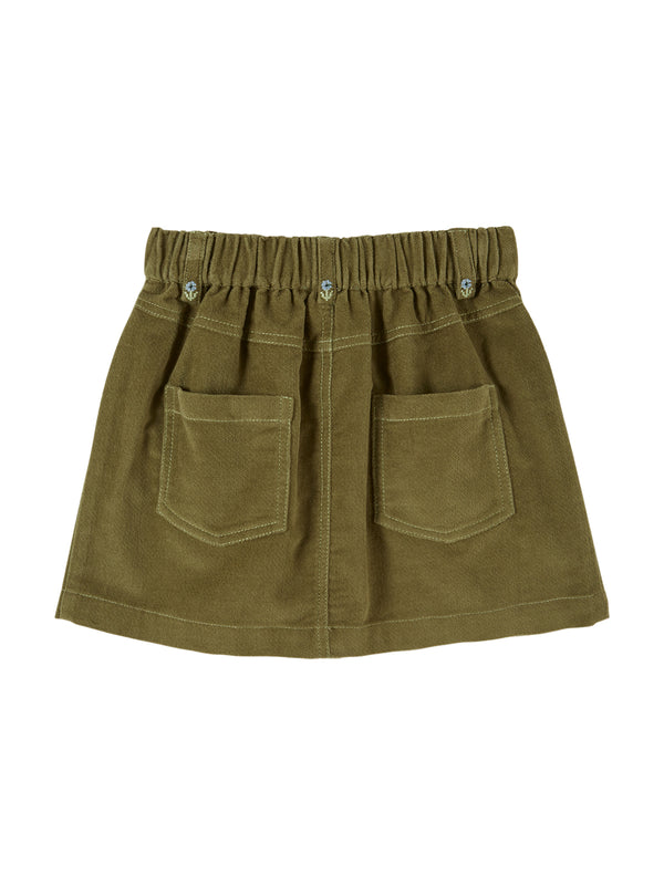 Embroidered Flower Pocket Skirt Skirts Emile et Ida