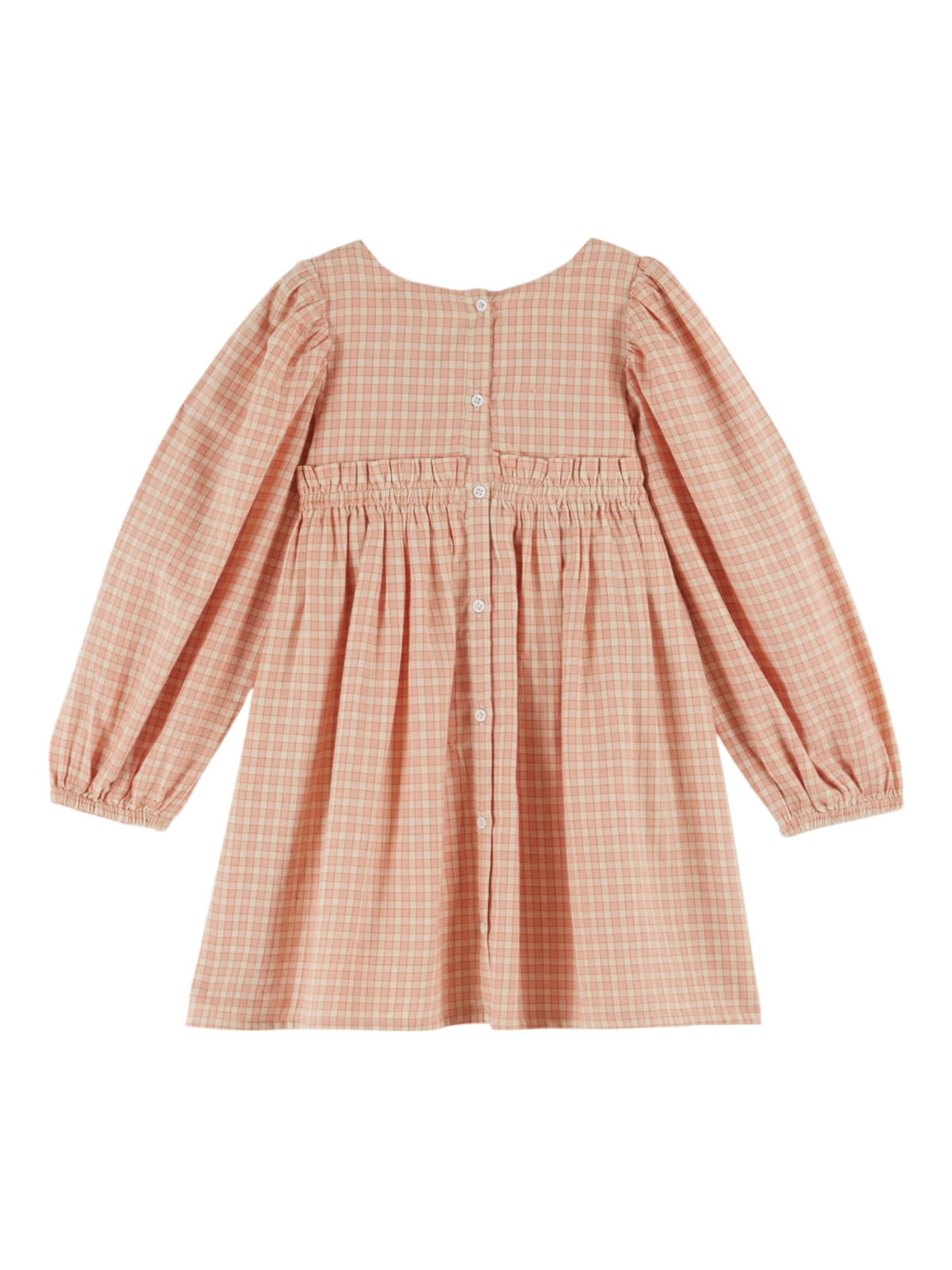 Embroidered Gingham Smocked Dress Dresses Emile et Ida
