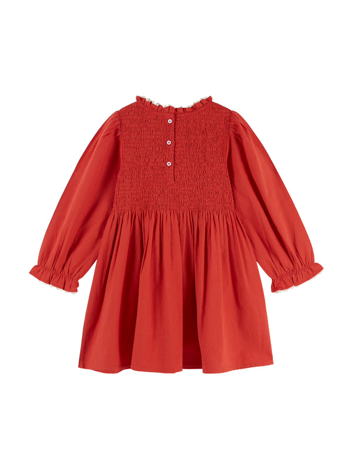 Embroidered Smocked Dress